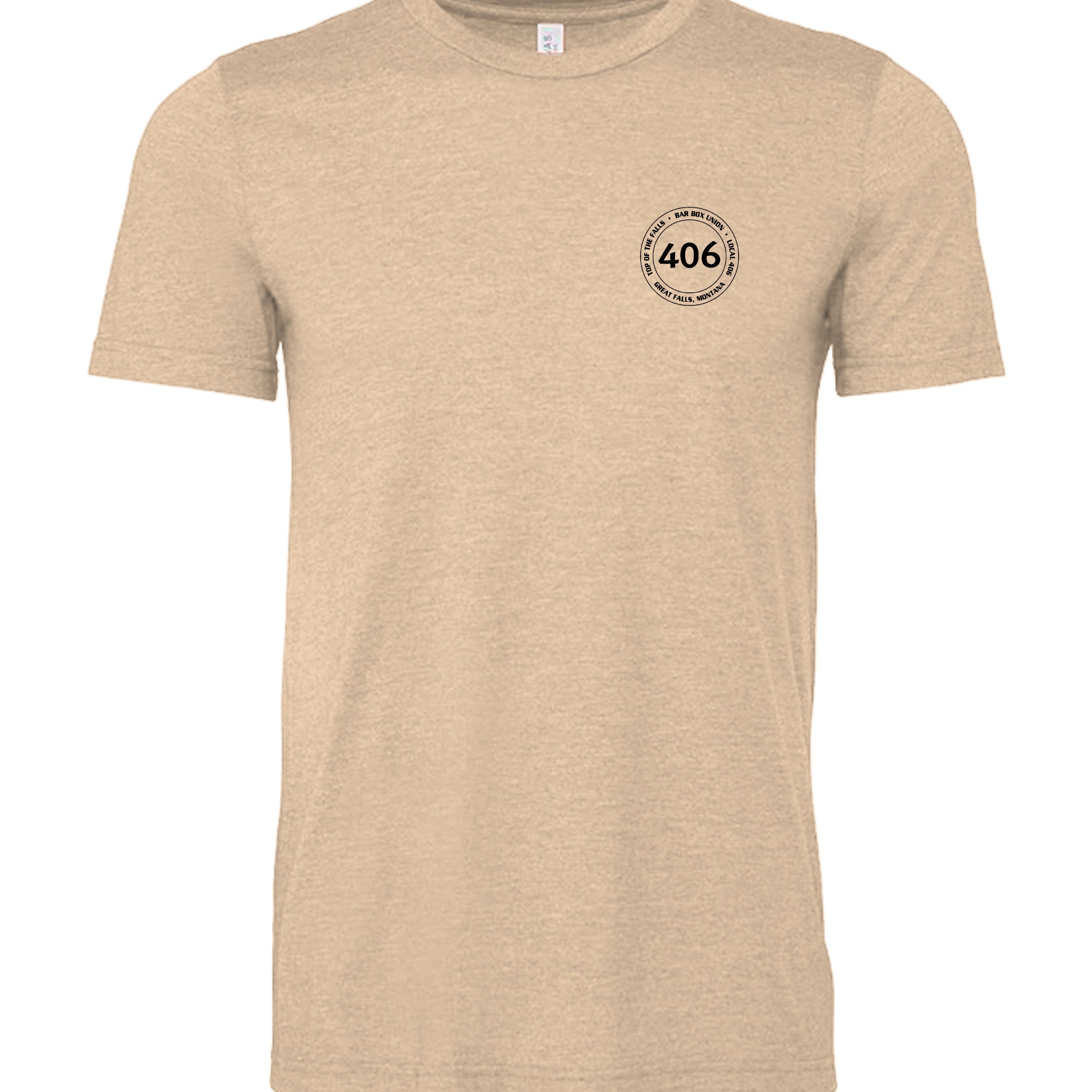 Heather Sand Dune - 3001CVC - FRONT