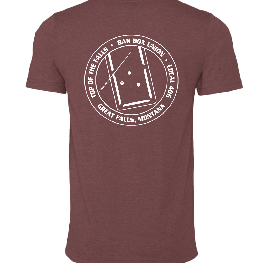 HEATHER MAROON - 3001CVC - BACK