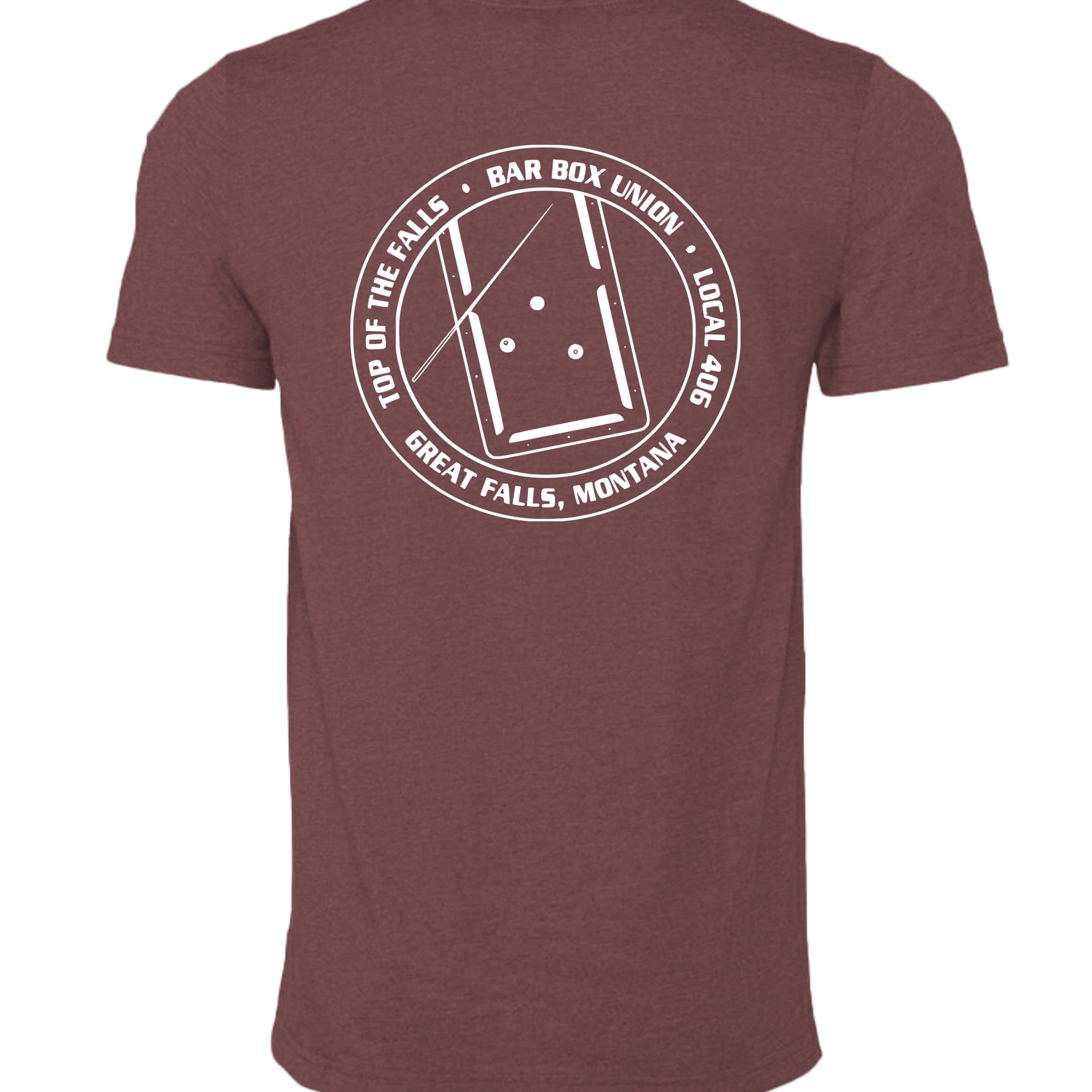 HEATHER MAROON - 3001CVC - BACK