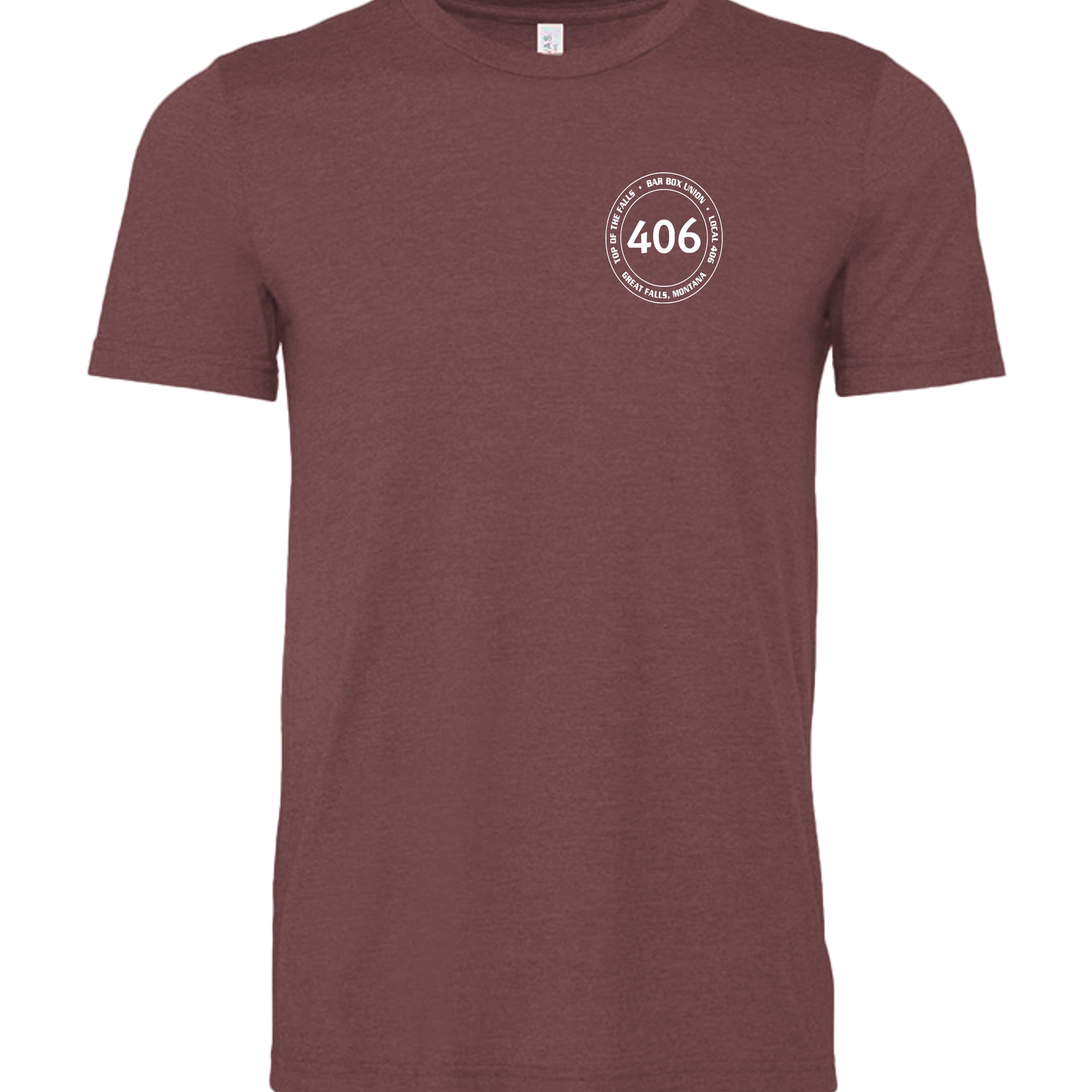 HEATHER MAROON - 3001CVC - FRONT