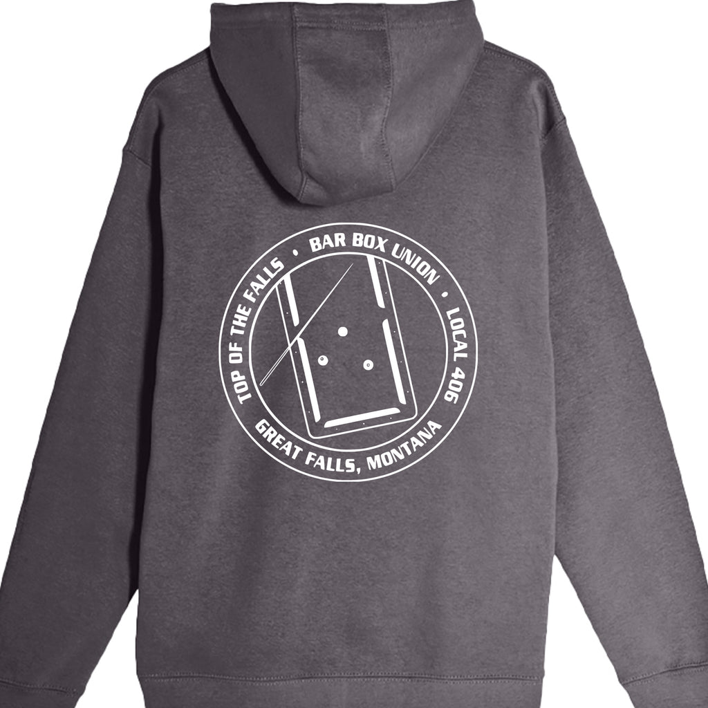 CHARCOAL HEATHER - LS14003 - BACK