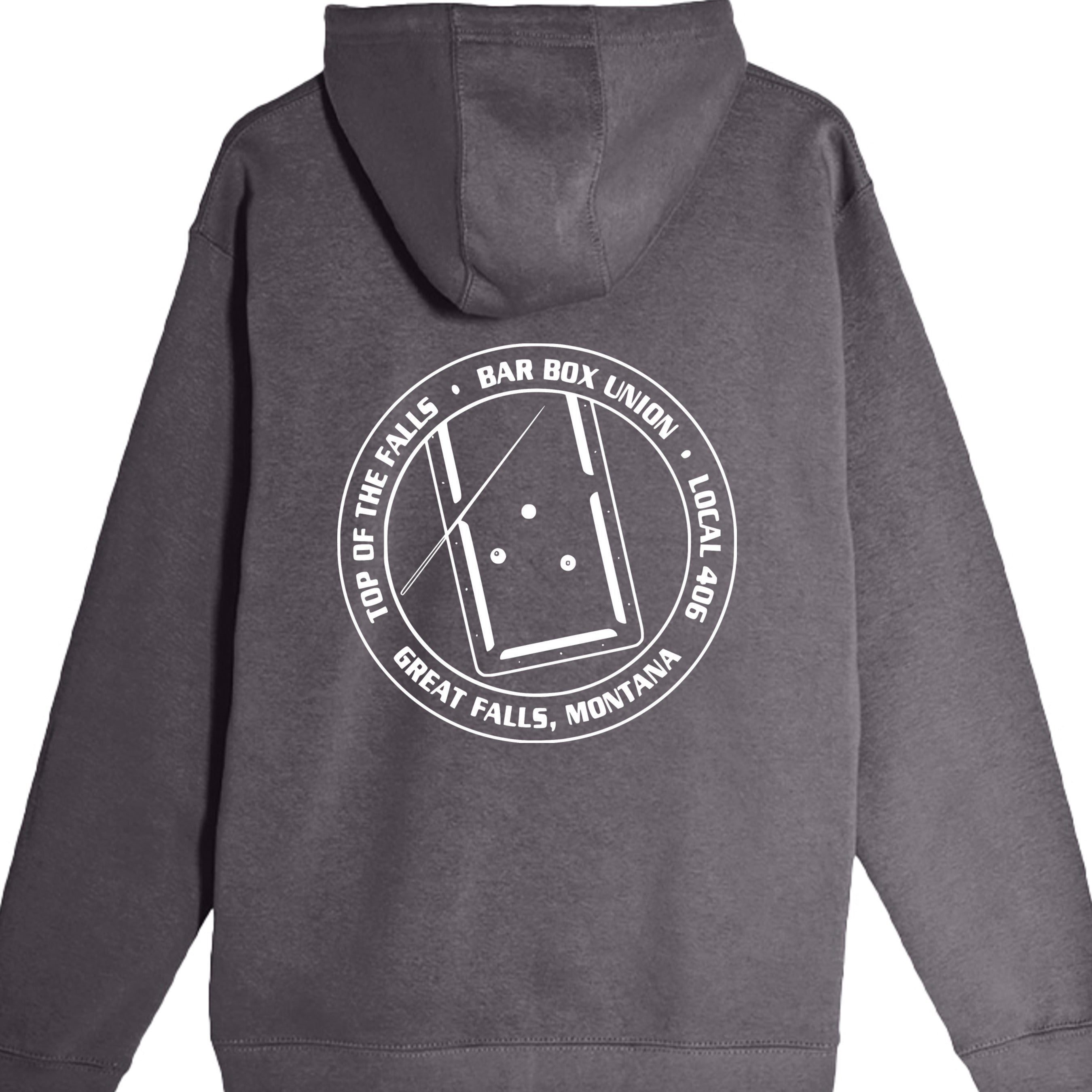 CHARCOAL HEATHER - LS14003 - BACK