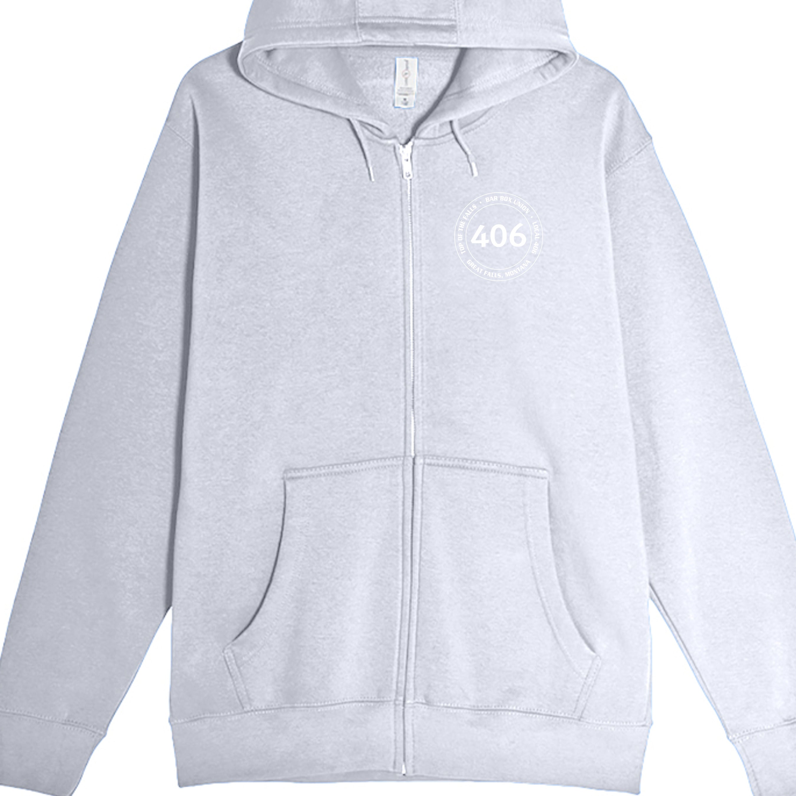 HEATHER GREY - LS14003 - FRONT